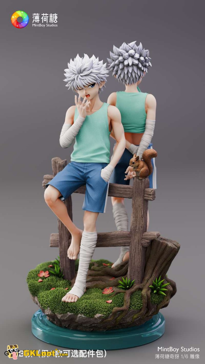 MintBoy Studio 1/6 Hunter × Hunter Killua Zoldyck Statue - View 4 MintBoy Studio 1/6 Hunter × Hunter Killua Zoldyck Statue - View 4