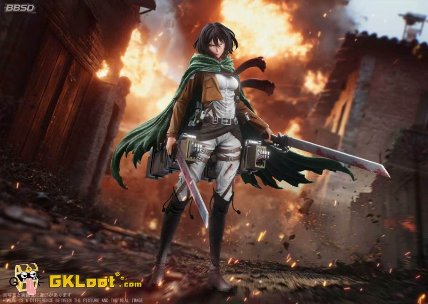 BBSD Studio 1/6 Attack On Titan Mikasa Ackerman Statue - View 2 BBSD Studio 1/6 Attack On Titan Mikasa Ackerman Statue - View 2