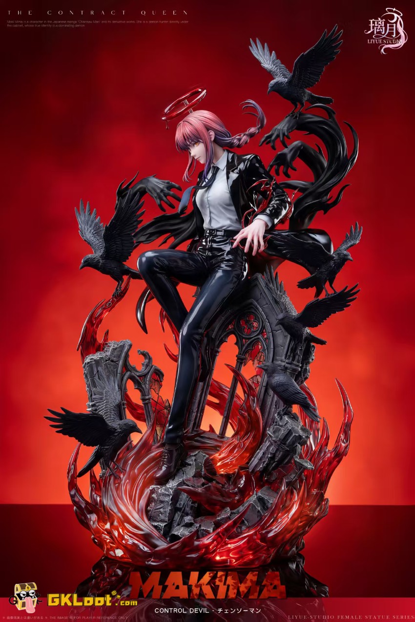 Li Yue Studio 1/6 Chainsaw Man Makima Statue - View 4 Li Yue Studio 1/6 Chainsaw Man Makima Statue - View 4