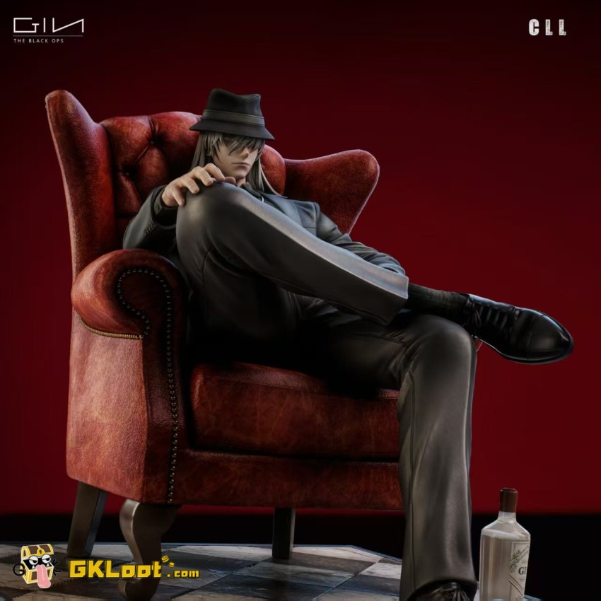 CLL Studio 1/6 Detective Conan Gin Statue - View 3 CLL Studio 1/6 Detective Conan Gin Statue - View 3