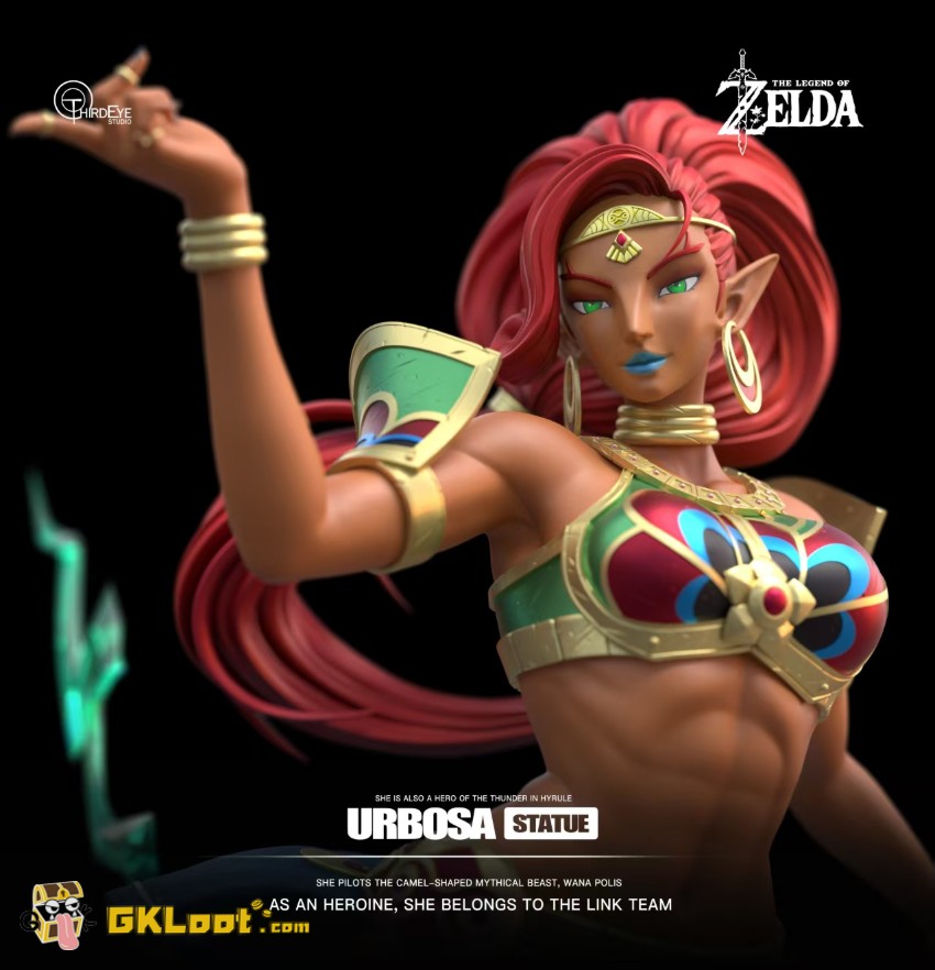 Third Eye Studio The Legend of Zelda Urbosa Statue - View 5 Third Eye Studio The Legend of Zelda Urbosa Statue - View 5