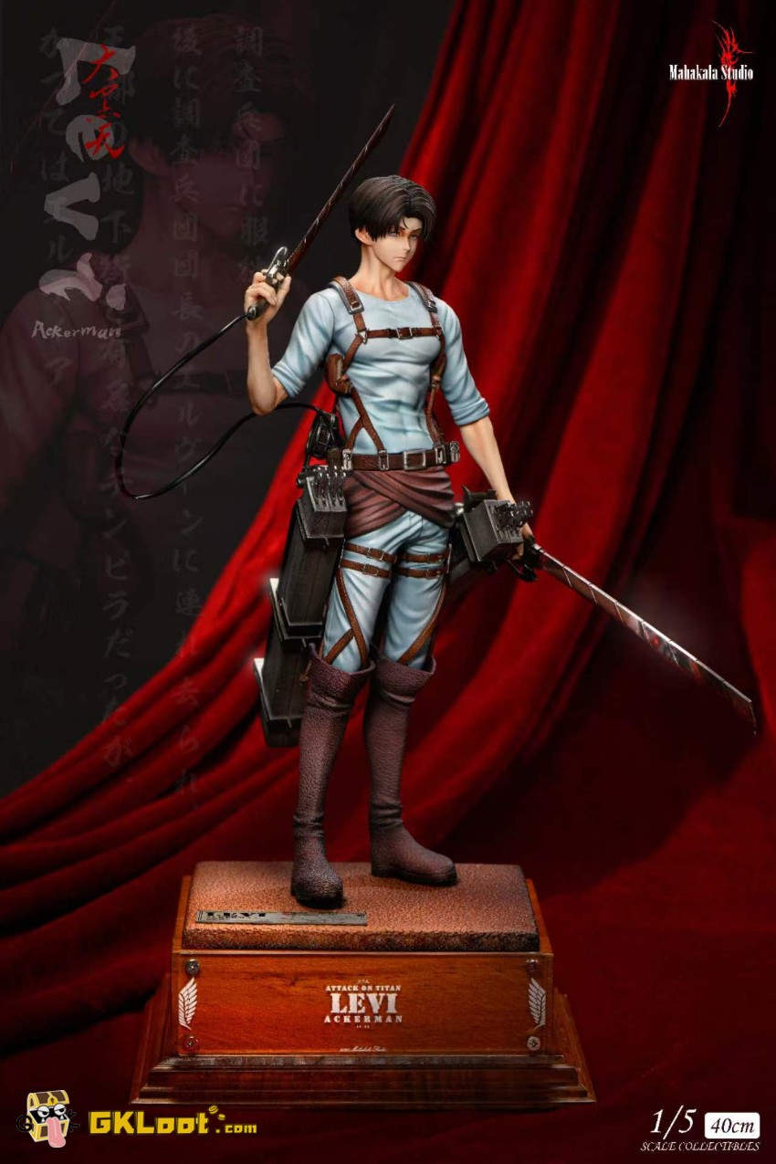 Mahakala Studio 1/5 Attack on Titan Levi Ackerman Statue - View 2 Mahakala Studio 1/5 Attack on Titan Levi Ackerman Statue - View 2