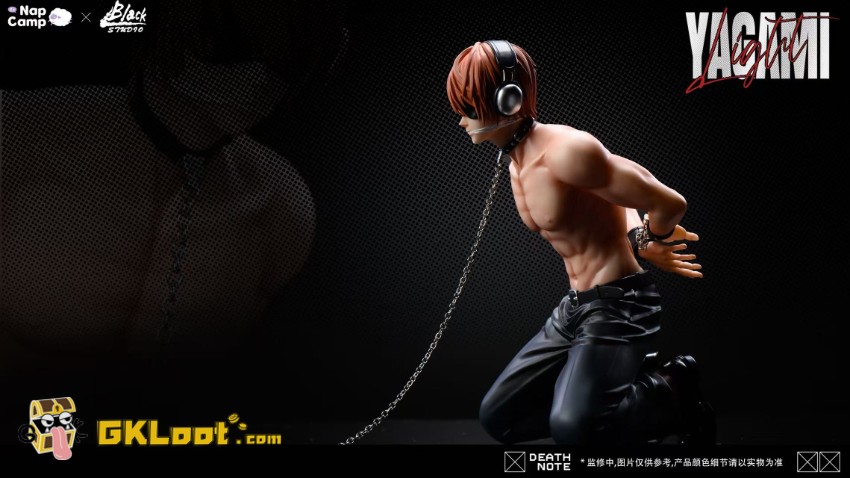 Black & Nap Camp Studio Death Note Light Yagami Statue - View 8 Black & Nap Camp Studio Death Note Light Yagami Statue - View 8