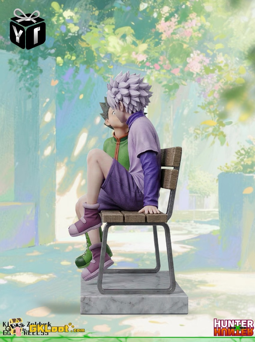YI Studio 1/6 Hunter × Hunter Killua Zoldyck & Gon Freecss Statue - View 2 YI Studio 1/6 Hunter × Hunter Killua Zoldyck & Gon Freecss Statue - View 2