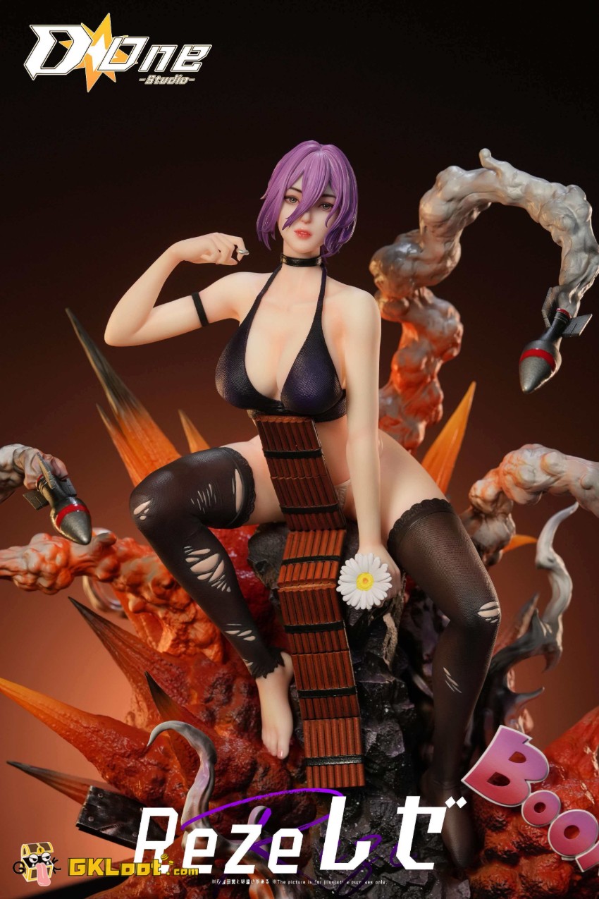 D.one Studio Chainsaw Man Reze Statue w/ LED - View 3 D.one Studio Chainsaw Man Reze Statue w/ LED - View 3