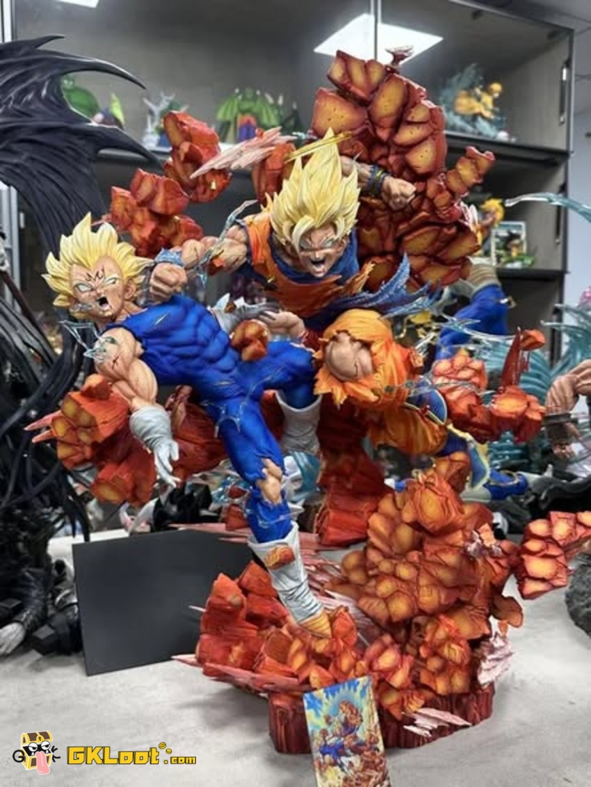 Grand Design Studio Dragon Ball Son Goku VS Vegeta Statue - View 4 Grand Design Studio Dragon Ball Son Goku VS Vegeta Statue - View 4