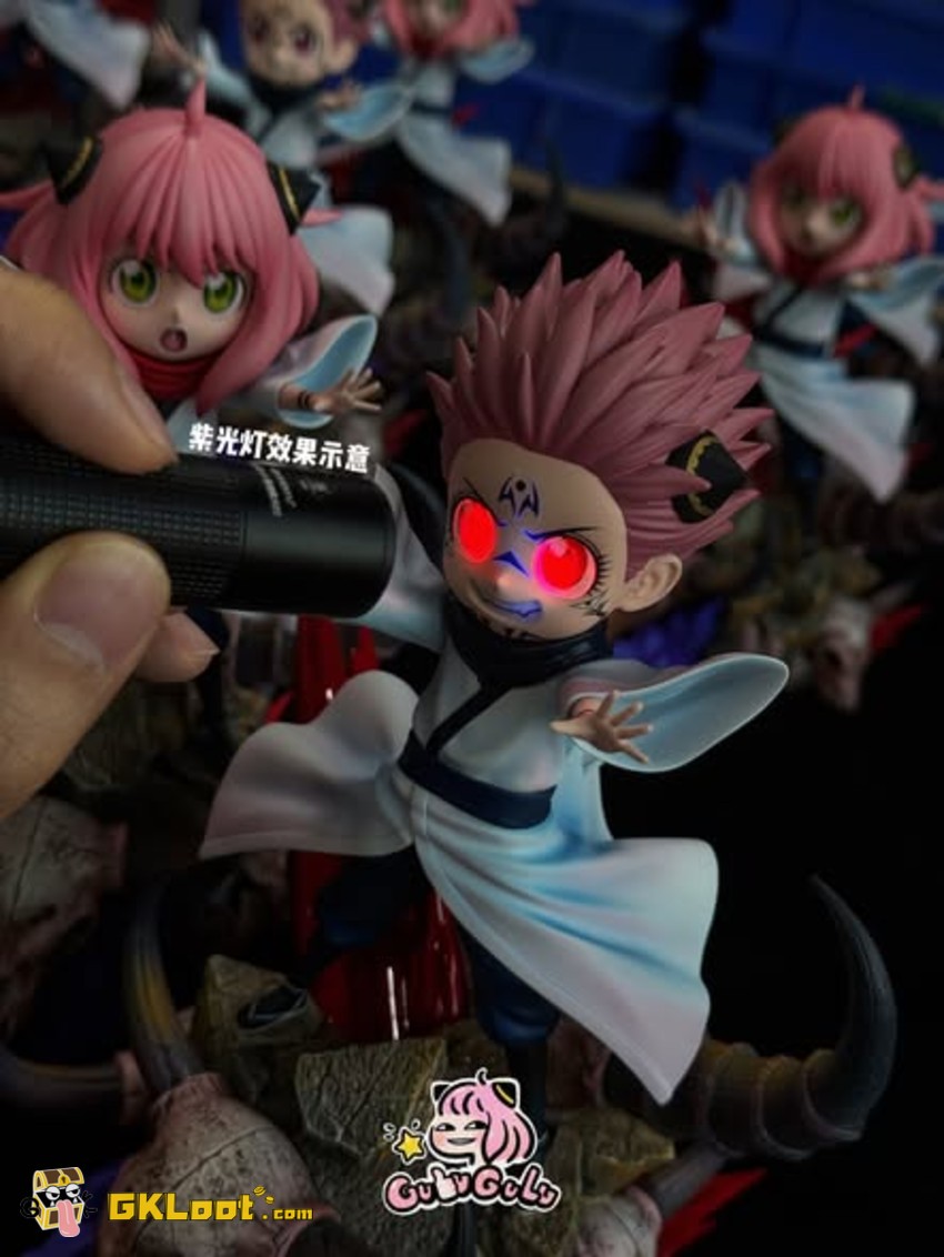Gulugulu Studio Spy × Family Anya Forger Cosplay Ryomen Sukuna Statue - View 5 Gulugulu Studio Spy × Family Anya Forger Cosplay Ryomen Sukuna Statue - View 5