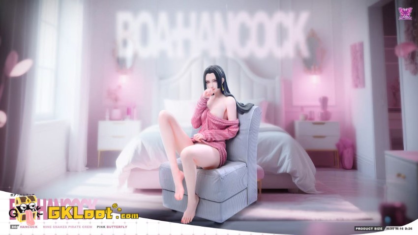 Pink Butterfly Studio 1/4 One Piece Boa Hancock Statue - View 8 Pink Butterfly Studio 1/4 One Piece Boa Hancock Statue - View 8