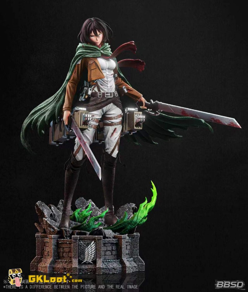BBSD Studio 1/6 Attack On Titan Mikasa Ackerman Statue - View 5 BBSD Studio 1/6 Attack On Titan Mikasa Ackerman Statue - View 5