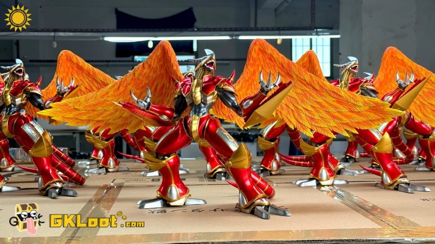 Sun Toys Studio Digimon Vritramon & Garummon Statue - View 1 Sun Toys Studio Digimon Vritramon & Garummon Statue - View 1