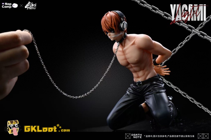 Black & Nap Camp Studio Death Note Light Yagami Statue - View 2 Black & Nap Camp Studio Death Note Light Yagami Statue - View 2
