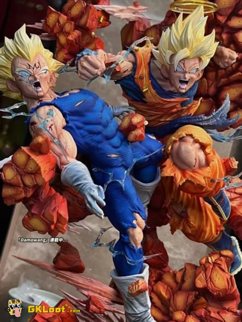 Grand Design Studio Dragon Ball Son Goku VS Vegeta Statue - View 5 Grand Design Studio Dragon Ball Son Goku VS Vegeta Statue - View 5