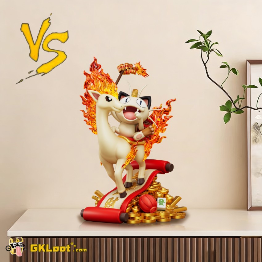VS Studio Pokémon Meowth Statue - View 4 VS Studio Pokémon Meowth Statue - View 4