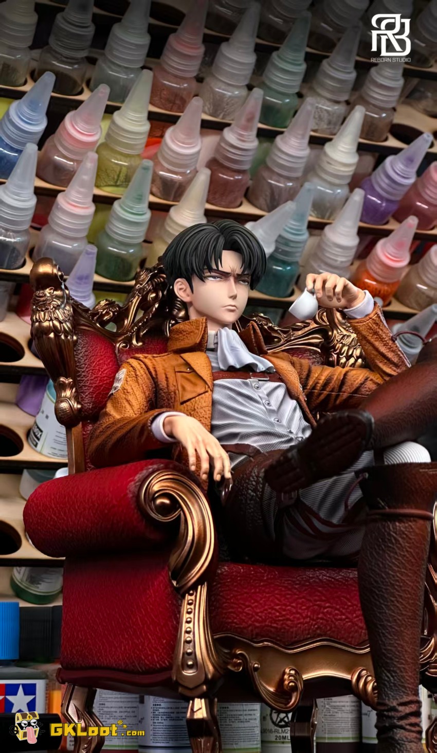 Reborn Studio 1/6 Attack on Titan Levi Ackerman Statue - View 3 Reborn Studio 1/6 Attack on Titan Levi Ackerman Statue - View 3