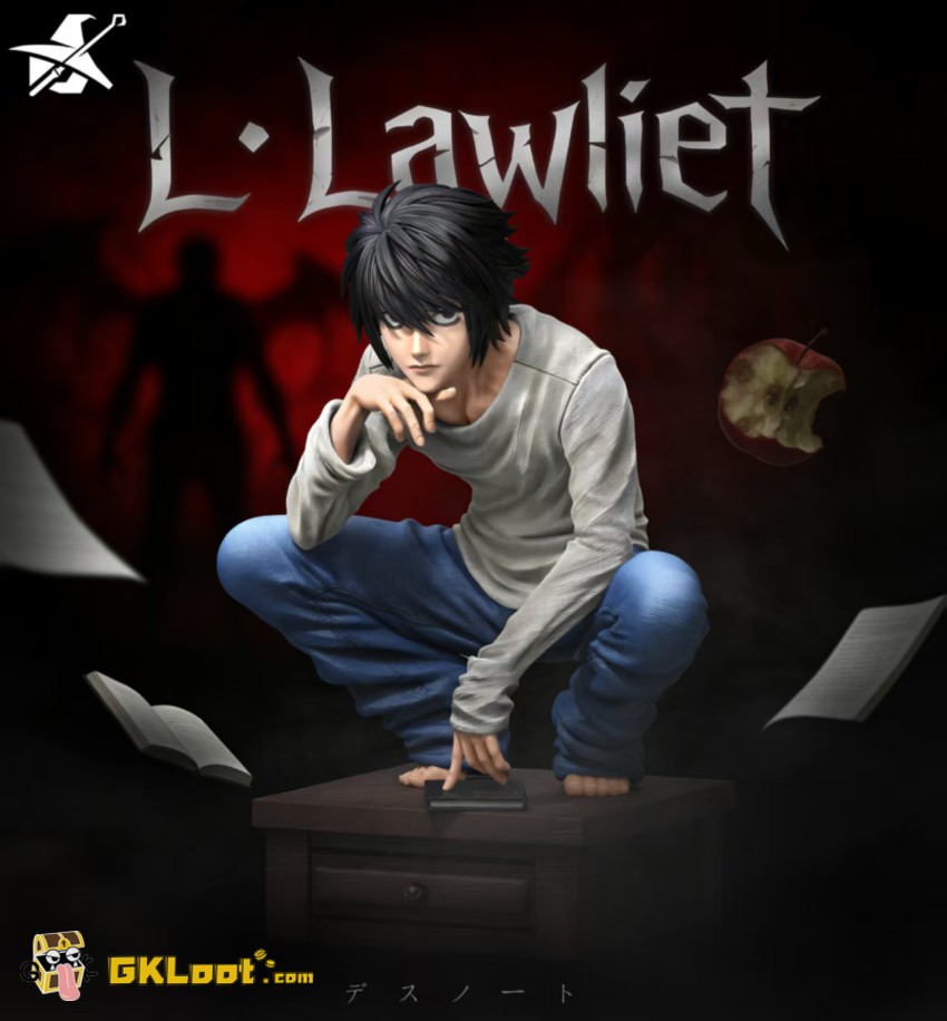 WuShiMoWan Studio 1/6 Death Note L Lawliet Statue - View 2 WuShiMoWan Studio 1/6 Death Note L Lawliet Statue - View 2