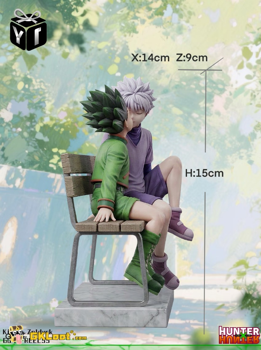 YI Studio 1/6 Hunter × Hunter Killua Zoldyck & Gon Freecss Statue - View 3 YI Studio 1/6 Hunter × Hunter Killua Zoldyck & Gon Freecss Statue - View 3