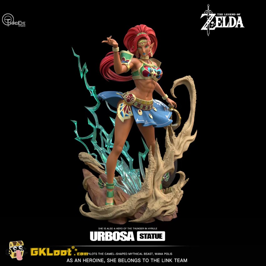 Third Eye Studio The Legend of Zelda Urbosa Statue - View 1 Third Eye Studio The Legend of Zelda Urbosa Statue - View 1