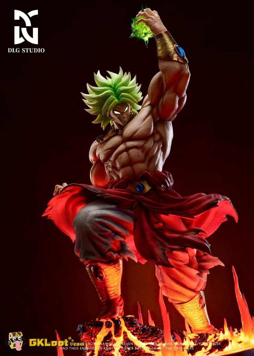 DLG Studio Dragon Ball Broly Statue w/ LED - View 6 DLG Studio Dragon Ball Broly Statue w/ LED - View 6