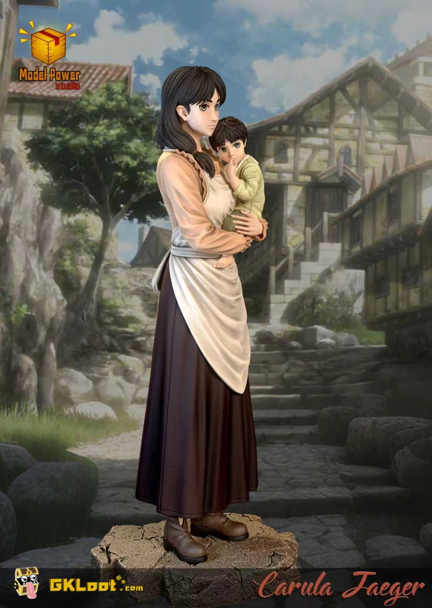 Model Power Studio Attack On Titan Carla Jaeger & Eren Yeager Statue - View 5 Model Power Studio Attack On Titan Carla Jaeger & Eren Yeager Statue - View 5