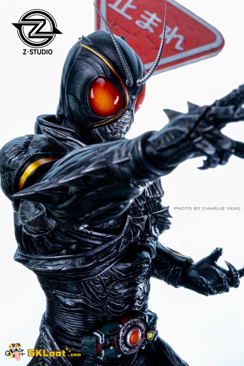 Z Studio 1/7 Kamen Rider Black Sun Statue w/ LED - View 11 Z Studio 1/7 Kamen Rider Black Sun Statue w/ LED - View 11
