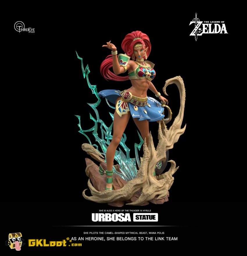 Third Eye Studio The Legend of Zelda Urbosa Statue - View 9 Third Eye Studio The Legend of Zelda Urbosa Statue - View 9
