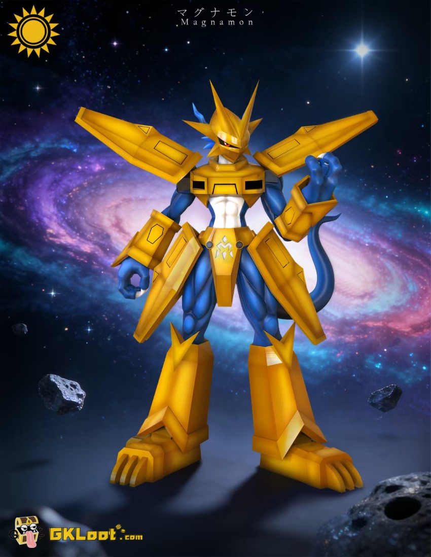 Sun Toys Studio Digimon Magnamon Statue - View 3 Sun Toys Studio Digimon Magnamon Statue - View 3