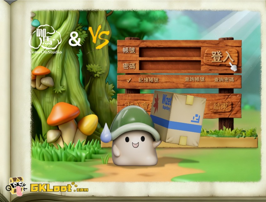 VS & Come On Studio MapleStory Green Mushroom Statue - View 2 VS & Come On Studio MapleStory Green Mushroom Statue - View 2