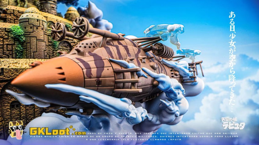 Black Ant & White Deer Studio Castle in the Sky Pazu & Sheeta Statue - View 8 Black Ant & White Deer Studio Castle in the Sky Pazu & Sheeta Statue - View 8