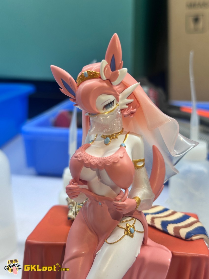 Mocking Studio Pokémon Sylveon Statue - View 1 Mocking Studio Pokémon Sylveon Statue - View 1