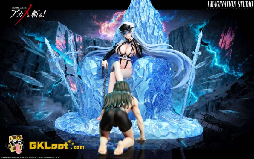 Imagination Studio 1/6 Akame Ga Kill! Esdeath Statue - View 4 Imagination Studio 1/6 Akame Ga Kill! Esdeath Statue - View 4