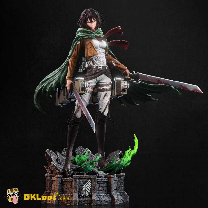 BBSD Studio 1/6 Attack On Titan Mikasa Ackerman Statue - View 1 BBSD Studio 1/6 Attack On Titan Mikasa Ackerman Statue - View 1