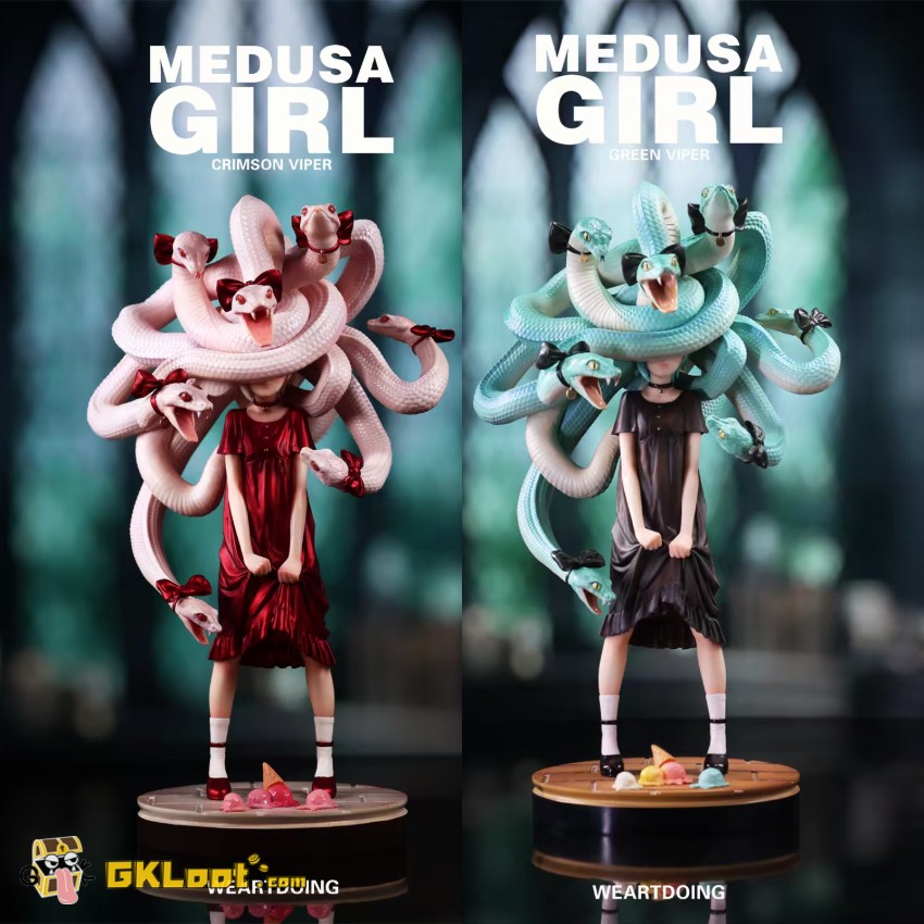 WeArtDoing Studio Original Medusa Girl Statue - View 1 WeArtDoing Studio Original Medusa Girl Statue - View 1