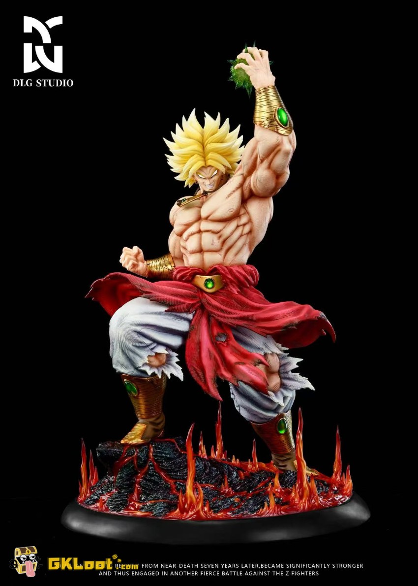 DLG Studio Dragon Ball Broly Statue w/ LED - View 11 DLG Studio Dragon Ball Broly Statue w/ LED - View 11