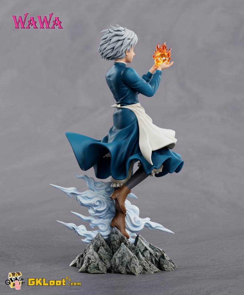 Wawa Studio Howl's Moving Castle Sophie & Calcifer Statue - View 5 Wawa Studio Howl's Moving Castle Sophie & Calcifer Statue - View 5
