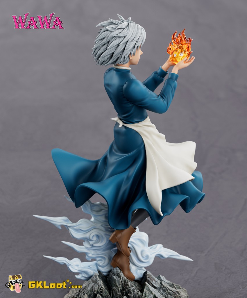 Wawa Studio Howl's Moving Castle Sophie & Calcifer Statue - View 7 Wawa Studio Howl's Moving Castle Sophie & Calcifer Statue - View 7