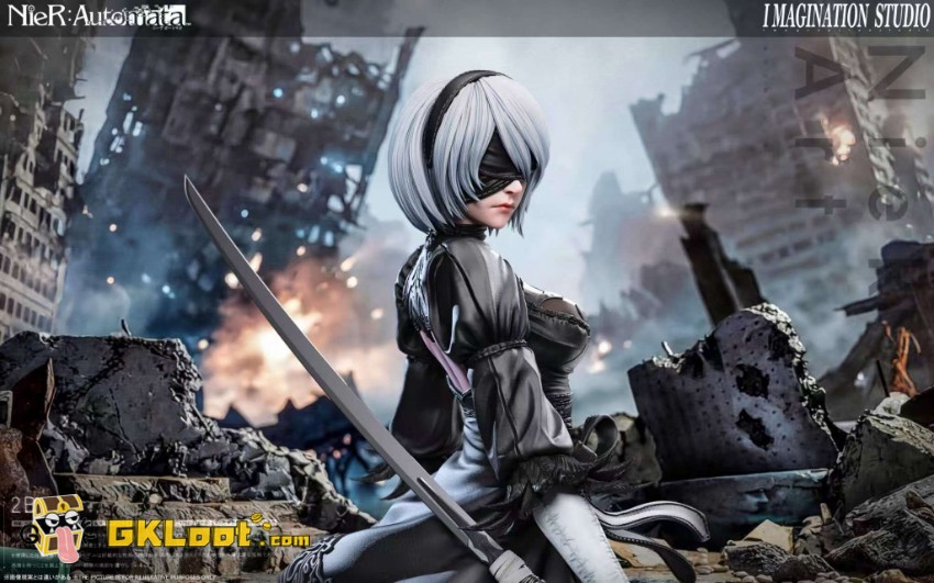 Imagination Studio 1/6 NieR:Automata YoRHa No. 2 Type B Statue - View 4 Imagination Studio 1/6 NieR:Automata YoRHa No. 2 Type B Statue - View 4