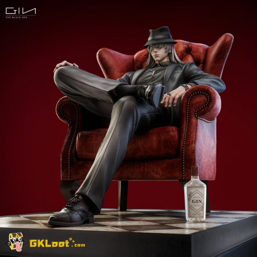 CLL Studio 1/6 Detective Conan Gin Statue - View 2 CLL Studio 1/6 Detective Conan Gin Statue - View 2