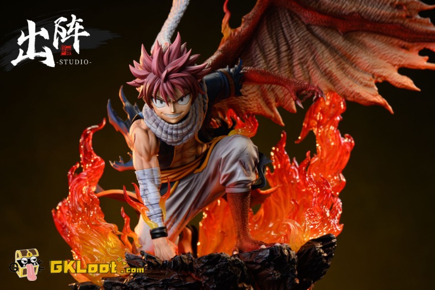 Chu Zhen Studio 1/5 Fairy Tail Natsu Dragneel Statue w/ LED - View 7 Chu Zhen Studio 1/5 Fairy Tail Natsu Dragneel Statue w/ LED - View 7