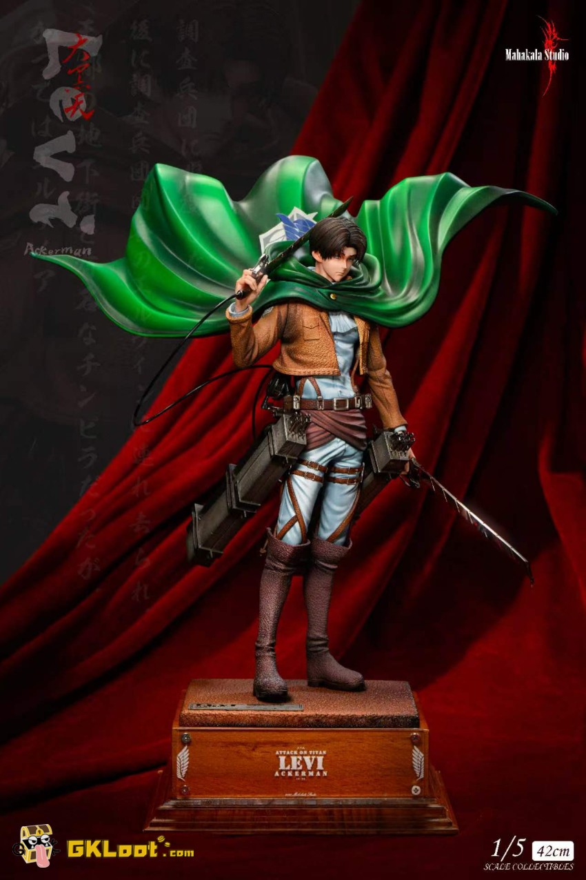 Mahakala Studio 1/5 Attack on Titan Levi Ackerman Statue - View 4 Mahakala Studio 1/5 Attack on Titan Levi Ackerman Statue - View 4