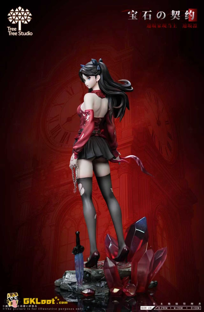 TreeTree Studio Fate/Stay Night Tohsaka Rin Statue - View 3 TreeTree Studio Fate/Stay Night Tohsaka Rin Statue - View 3