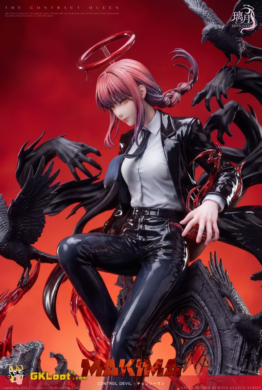 Li Yue Studio 1/6 Chainsaw Man Makima Statue - View 9 Li Yue Studio 1/6 Chainsaw Man Makima Statue - View 9
