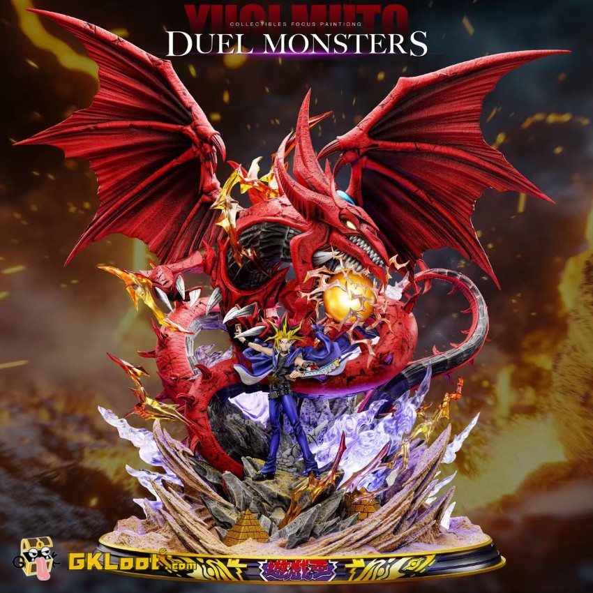 Deadman Studio Yu-Gi-Oh! Slifer the Sky Dragon Statue w/ LED - View 1 Deadman Studio Yu-Gi-Oh! Slifer the Sky Dragon Statue w/ LED - View 1