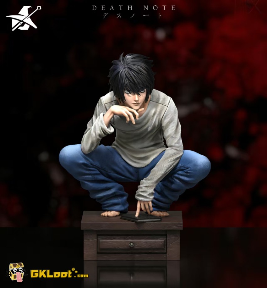 WuShiMoWan Studio 1/6 Death Note L Lawliet Statue - View 4 WuShiMoWan Studio 1/6 Death Note L Lawliet Statue - View 4