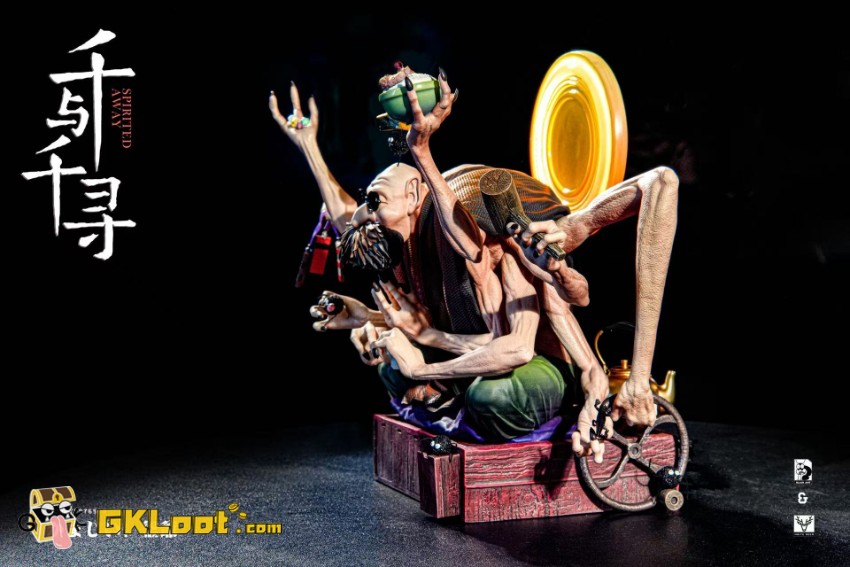 Black Ant & White Deer Studio Spirited Away Kamaji Statue w/ LED - View 2 Black Ant & White Deer Studio Spirited Away Kamaji Statue w/ LED - View 2