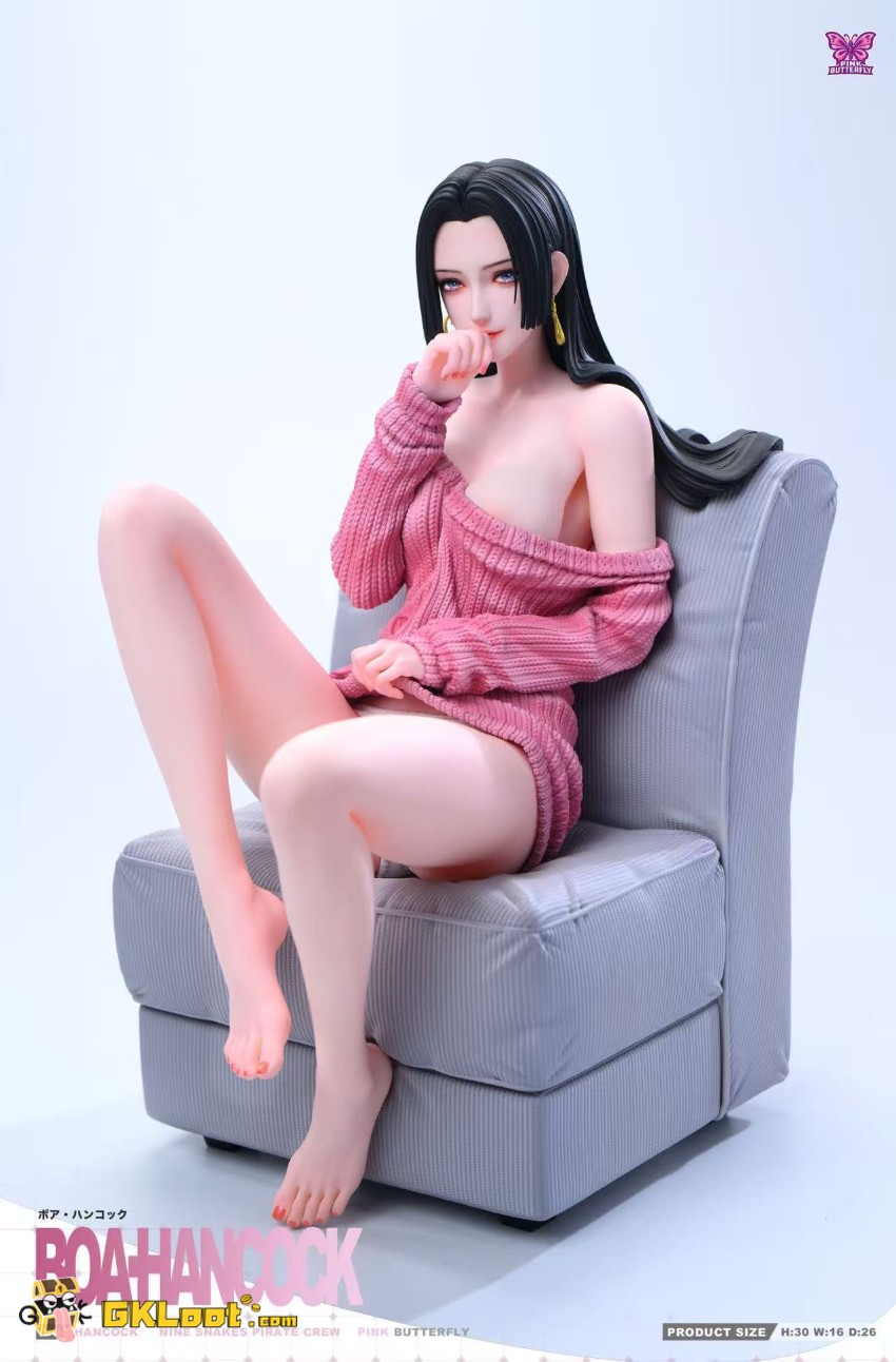 Pink Butterfly Studio 1/4 One Piece Boa Hancock Statue - View 9 Pink Butterfly Studio 1/4 One Piece Boa Hancock Statue - View 9