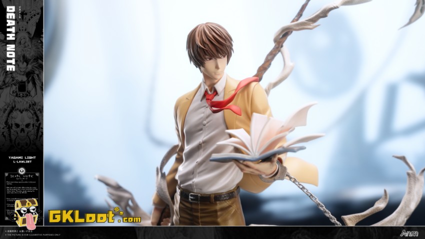 Anm Studio 1/6 Death Note Yagami Light & L·Lawliet Statue - View 5 Anm Studio 1/6 Death Note Yagami Light & L·Lawliet Statue - View 5