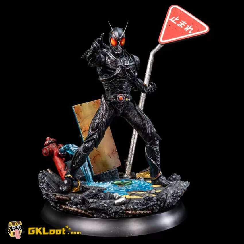 Z Studio 1/7 Kamen Rider Black Sun Statue w/ LED - View 1 Z Studio 1/7 Kamen Rider Black Sun Statue w/ LED - View 1