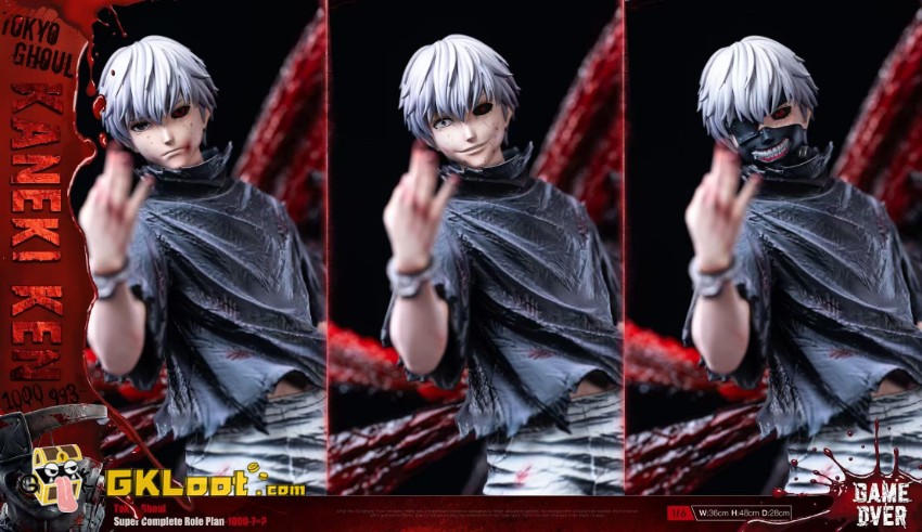 Game Over Studio 1/6 Tokyo Ghoul Kaneki Ken Statue - View 4 Game Over Studio 1/6 Tokyo Ghoul Kaneki Ken Statue - View 4