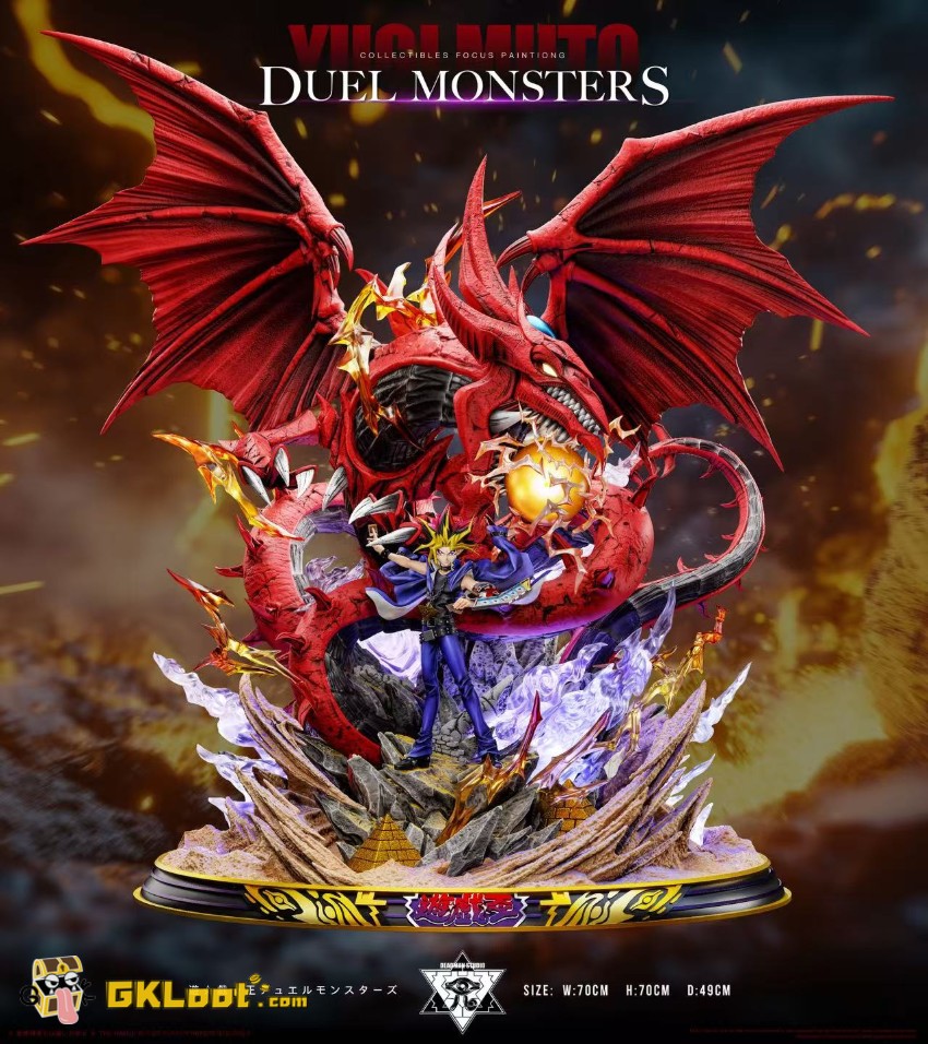 Deadman Studio Yu-Gi-Oh! Slifer the Sky Dragon Statue w/ LED - View 4 Deadman Studio Yu-Gi-Oh! Slifer the Sky Dragon Statue w/ LED - View 4