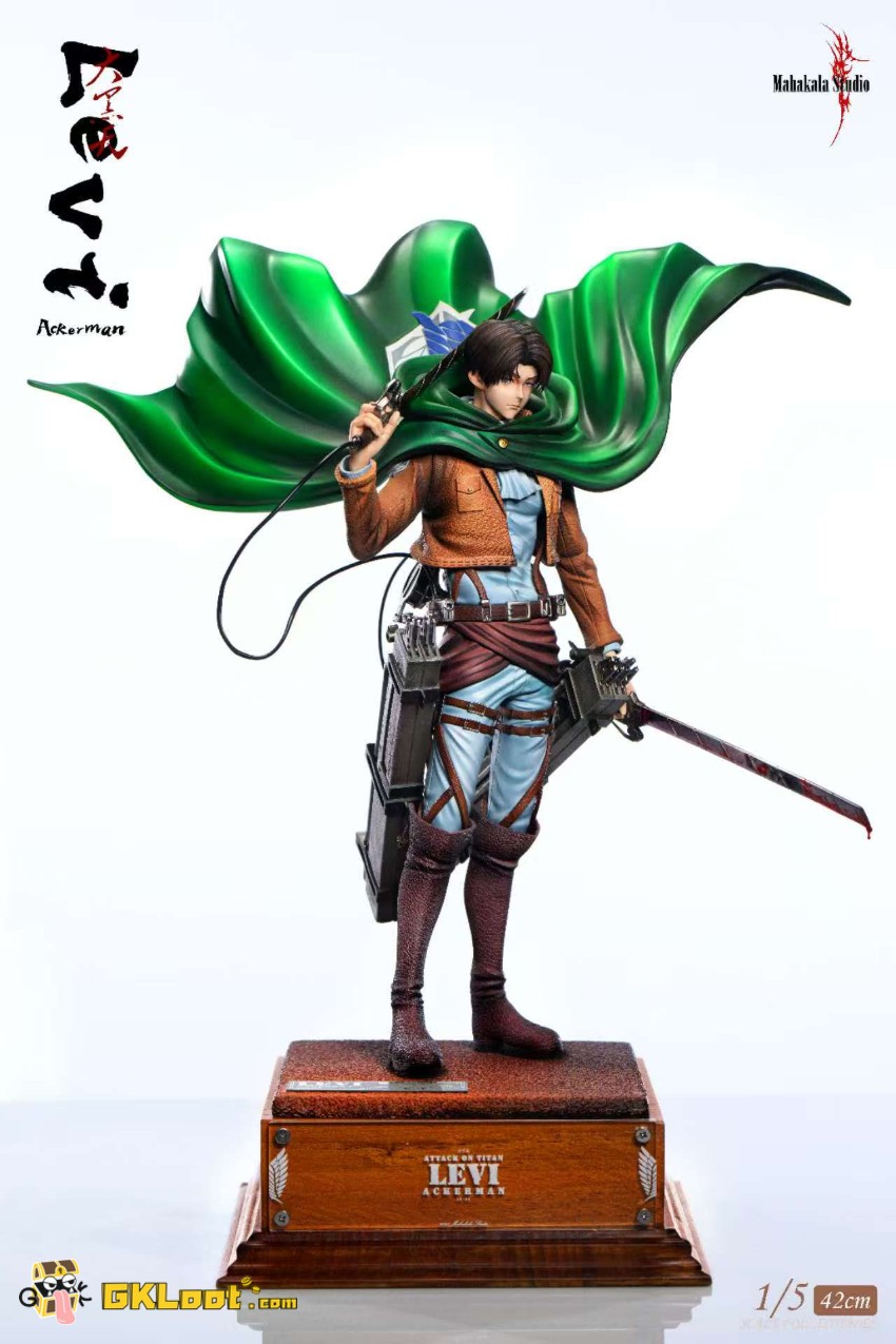 Mahakala Studio 1/5 Attack on Titan Levi Ackerman Statue - View 5 Mahakala Studio 1/5 Attack on Titan Levi Ackerman Statue - View 5